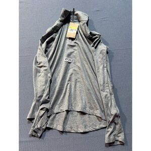 Nike Dri-FIT Element Half-Zip Running Top Womens S Grey CU3220-084 NEW